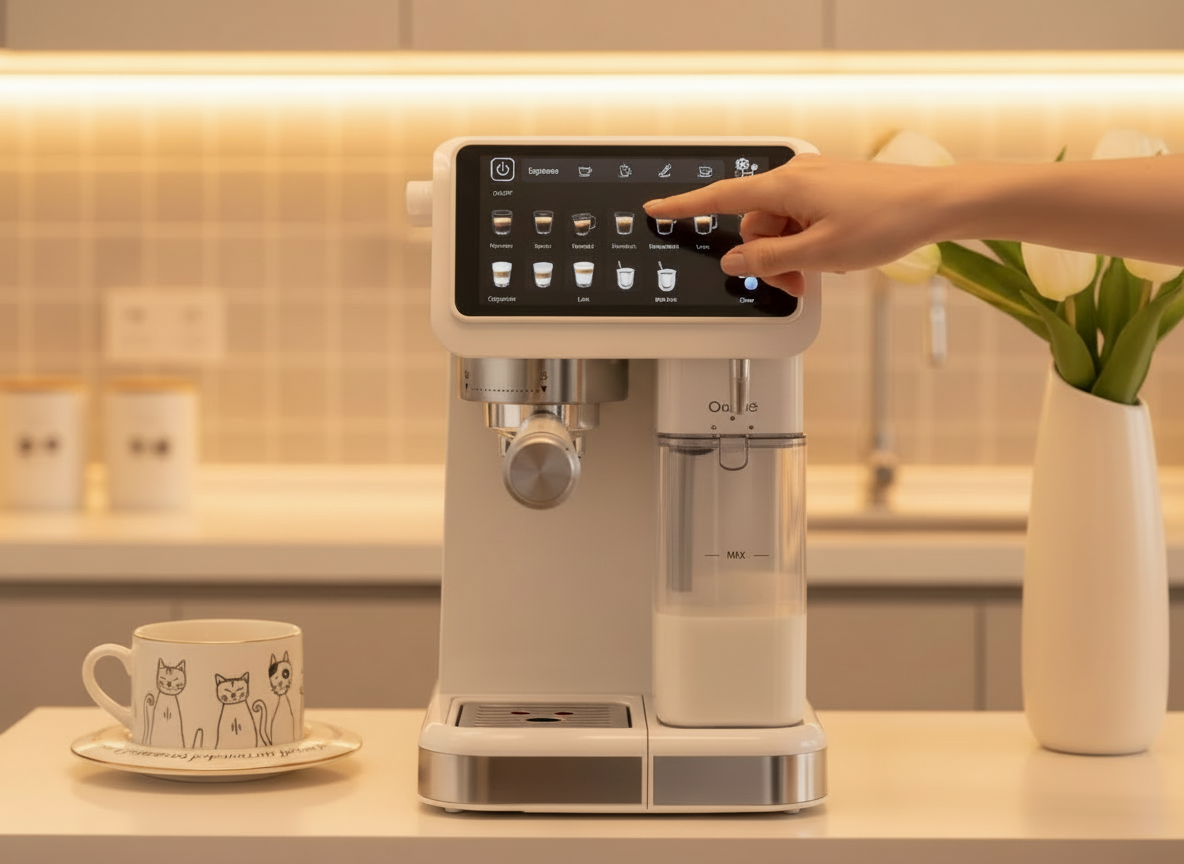 Advanced touchscreen interface with Italian inspired design